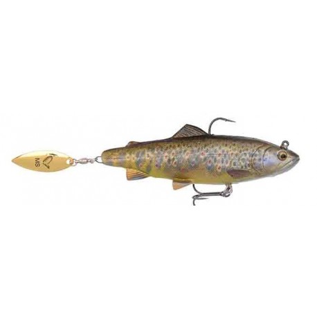 4D Trout Spin Shad 11 cm 40 g MS Dark Brown Trout