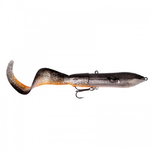 3D Hard Eel Tail Bait 17 cm 40 g SS 01-Dirty Silver